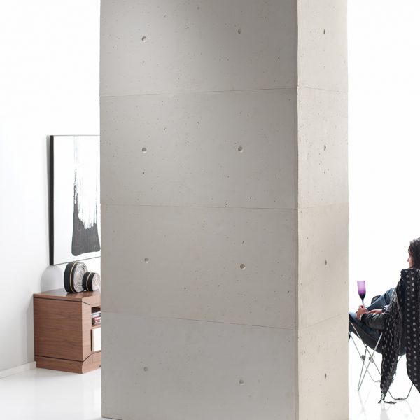 320 Grey faux concrete stone wall covering